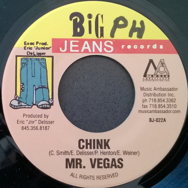 Mr. Vegas / Delly* : Chink / More Than That  (7")