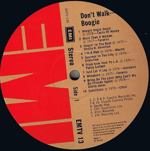 Various : Don't Walk, Boogie (LP, Comp)