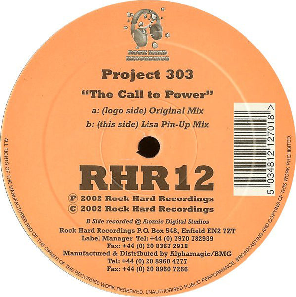 Project 303 : The Call To Power (12")