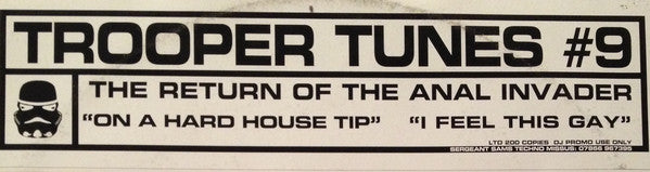 The Return Of The Anal Invader : On A Hard House Tip / I Feel This Gay (12")