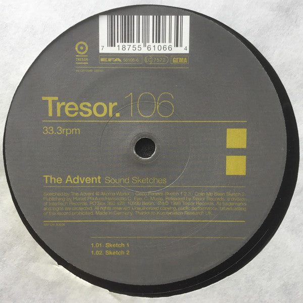 The Advent : Sound Sketches (12", EP)