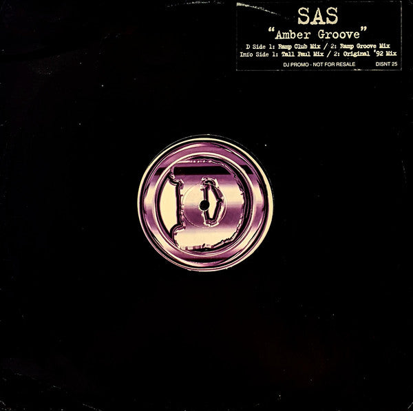 SAS : Amber Groove (12", Promo)
