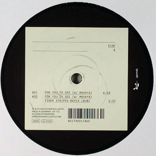 Markus Enochson : For You To See (12")