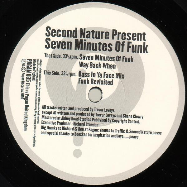Second Nature : Seven Minutes Of Funk (12")