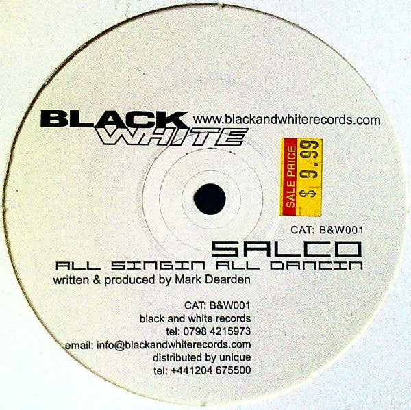Salco : Dark Side Of The Groove / All Singin All Dancin (12")
