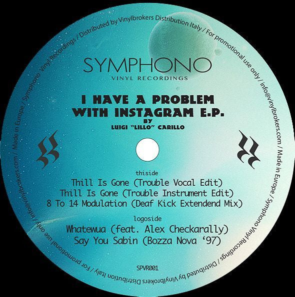 Lillo Carillo : I Have A Problem With Instagram E.P. (12", EP, Promo)