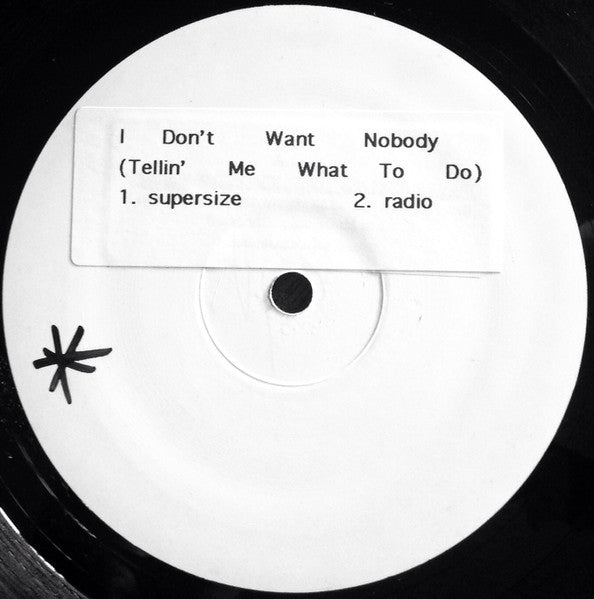 Sussex House featuring Cherie Amore : I Don't Want Nobody (Tellin' Me What To Do) (12", W/Lbl, Sti)