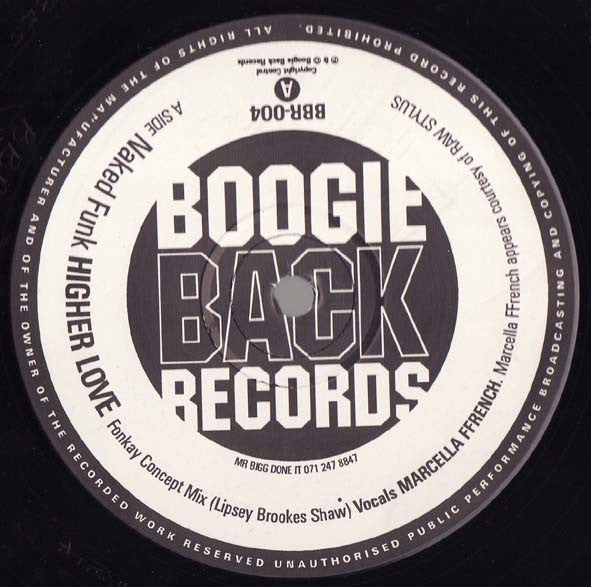 Naked Funk : Higher Love (12")