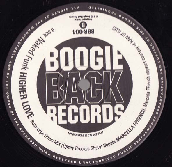 Naked Funk : Higher Love (12")