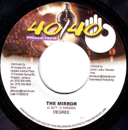 Degree* : The Mirror (7")