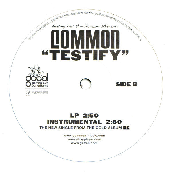 Common : Testify (12")