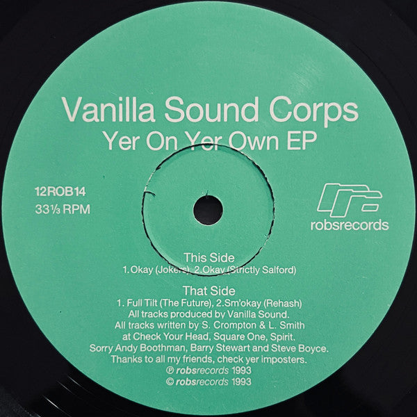 Vanilla Sound Corps : Yer On Yer Own EP (12")