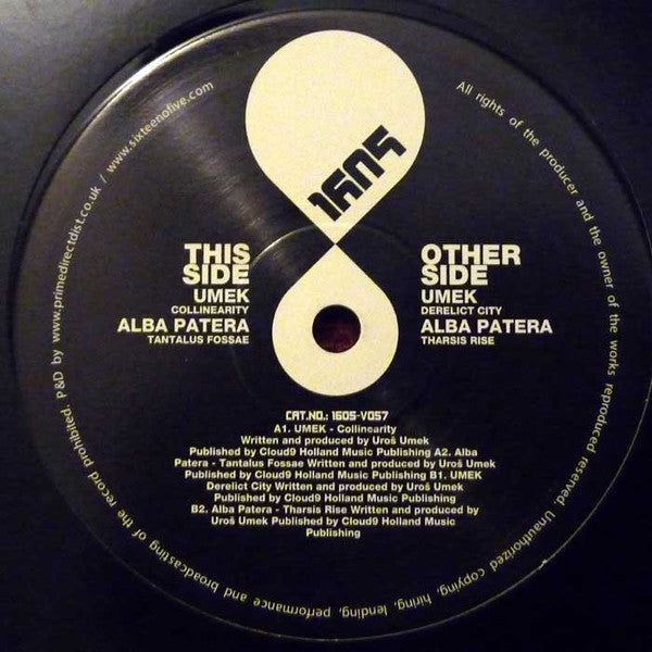Umek / Alba Patera : Untitled (12")
