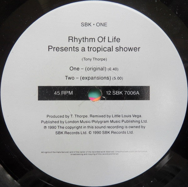 Rhythm Of Life (2) : A Tropical Shower (12")
