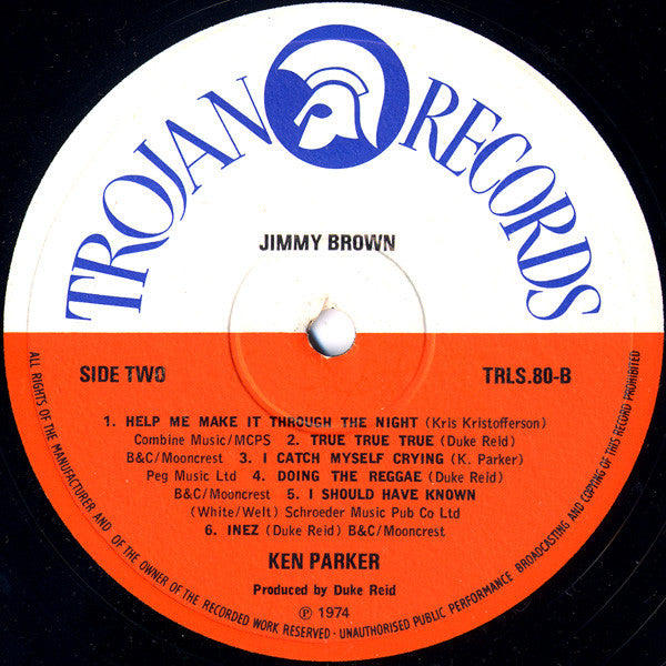 Ken Parker : Jimmy Brown (LP, Album)