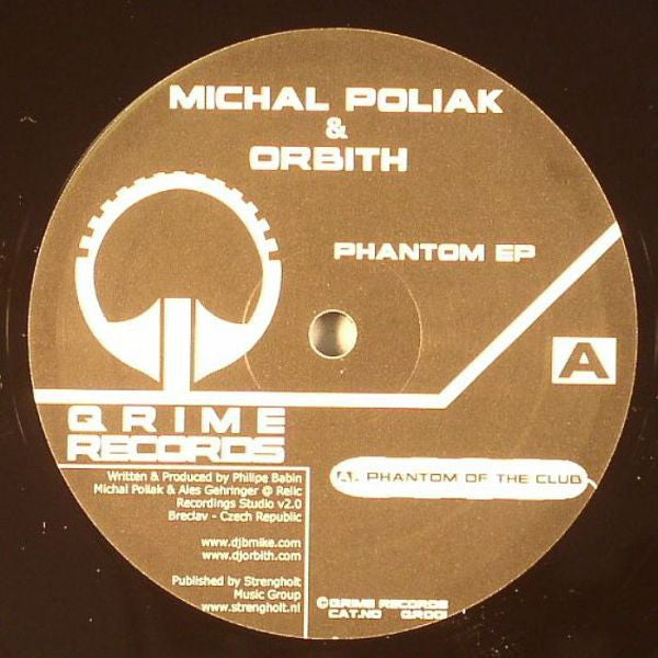 Michal Poliak & Orbith : Phantom EP (12", EP)