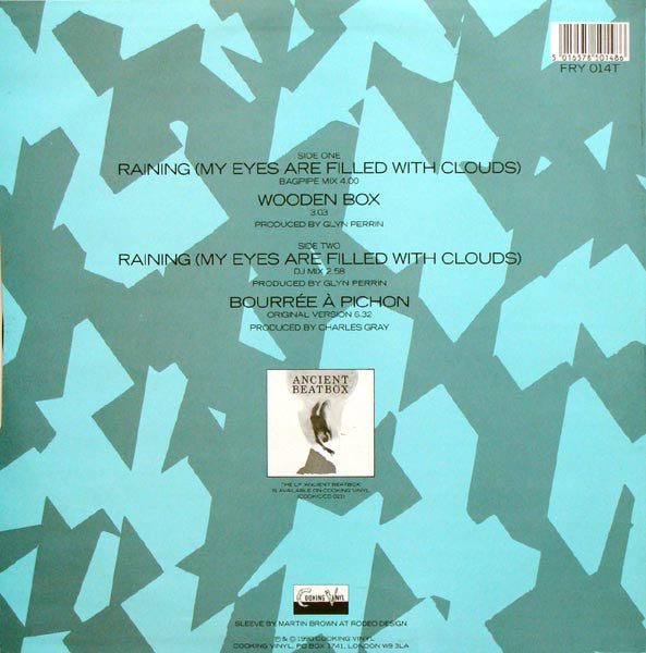 Ancient Beatbox With Sheila Chandra : Raining (My Eyes Are Filled With Clouds) Remix (12")