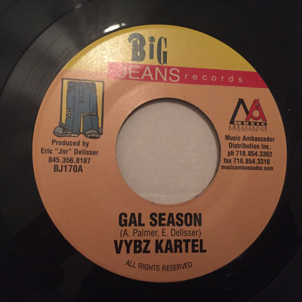 Vybz Kartel  /  Patchy : Gal Season / Don't (7")