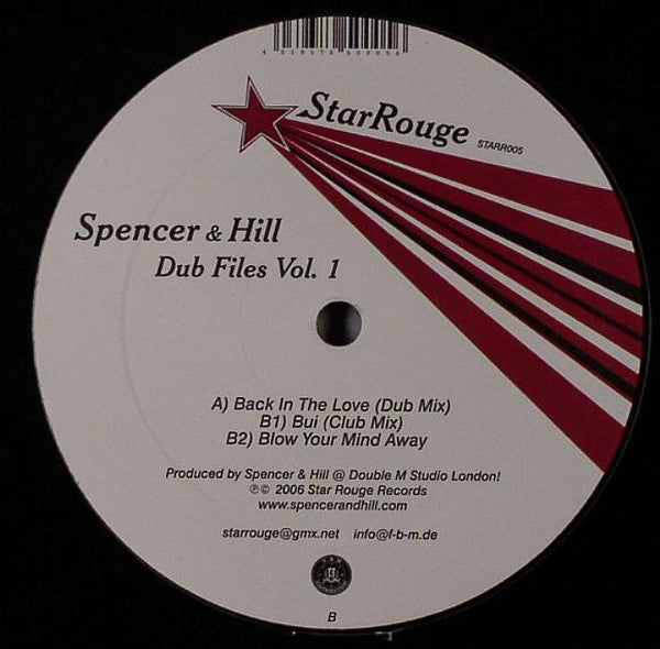 Spencer & Hill : Dub Files Vol. 1 (12")
