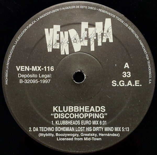 Klubbheads : Discohopping (12")