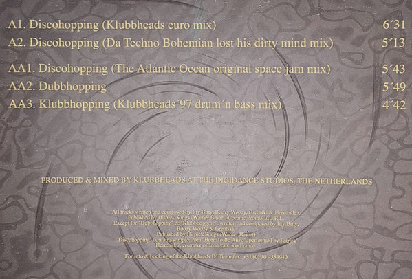 Klubbheads : Discohopping (12")