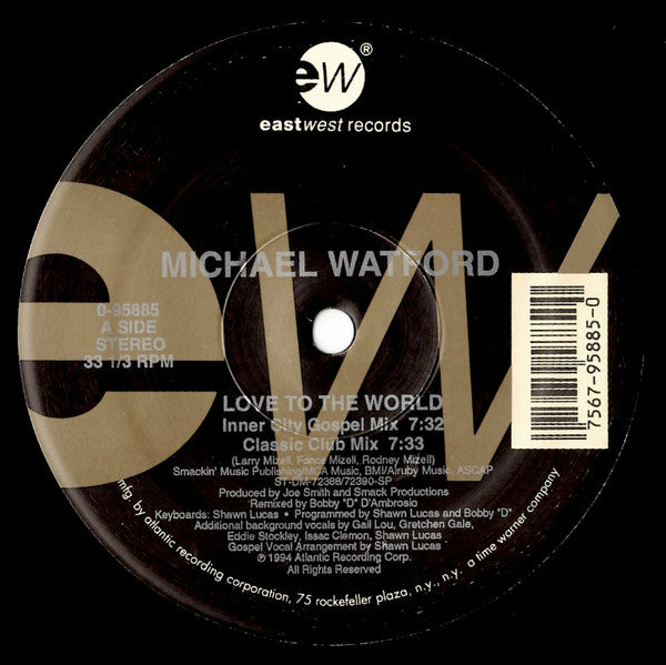 Michael Watford : Love To The World / Michael's Prayer (12")