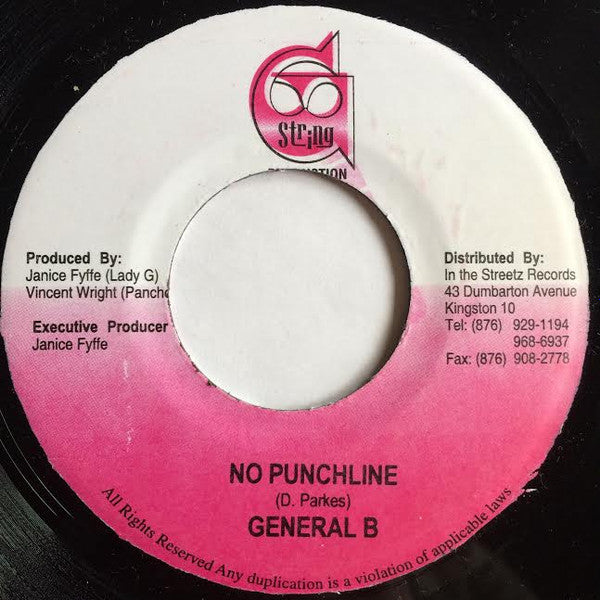 General B / Krazy Hype* : No Punchline / Move Up Time (7")