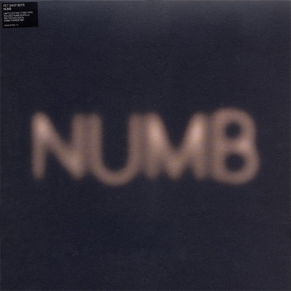 Pet Shop Boys : Numb (12", Ltd)