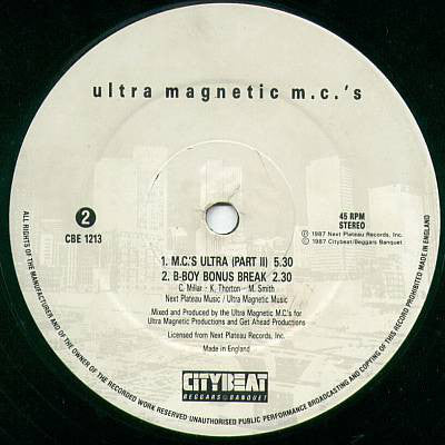 Ultramagnetic MC's : Travelling At The Speed Of Thought (12")