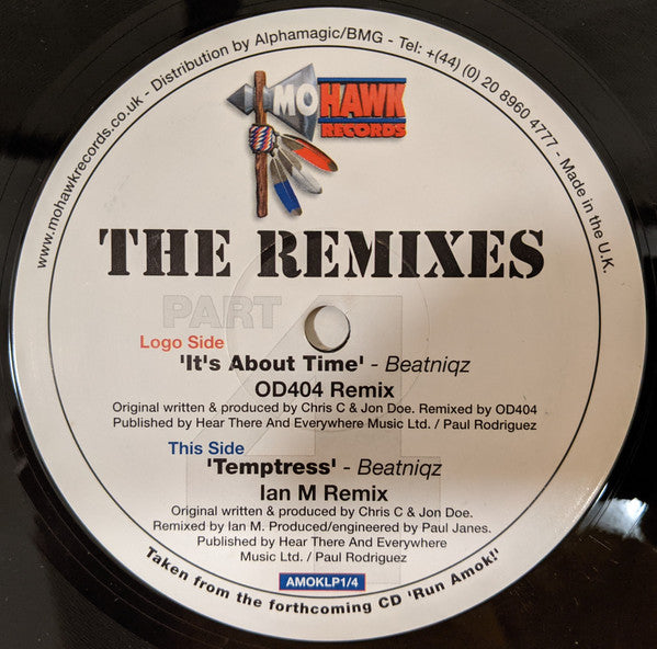 Beatniqz : It's About Time / Temptress (12")