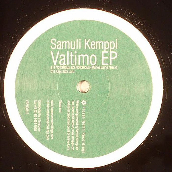 Samuli Kemppi : Valtimo EP (12", EP)