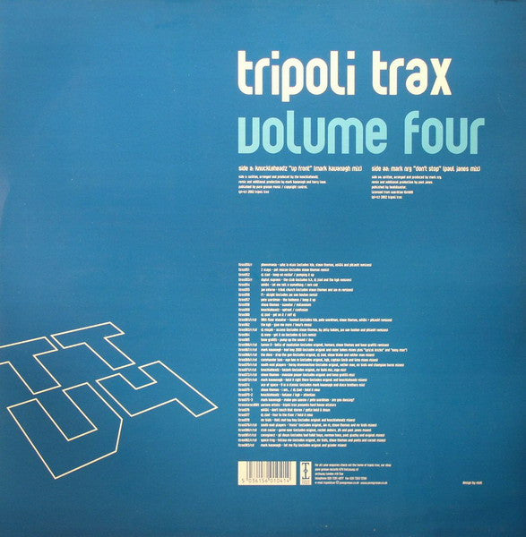 Knuckleheadz / Mark N-R-G : Tripoli Trax Volume Four (Disc 1) (12", Dis)