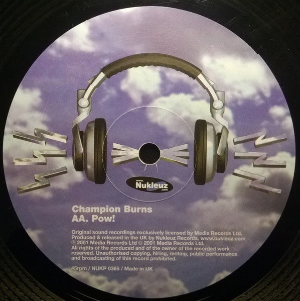 Nick Sentience & Tim Healey / Champion Burns : International Big Room Tunes (12", Ltd, Smplr)