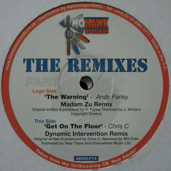 Andy Farley / Chris C : The Warning / Get On The Floor (12")