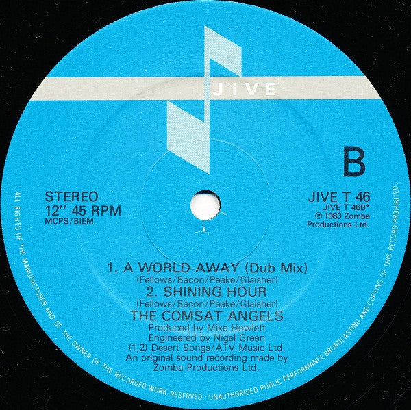 The Comsat Angels : Will You Stay Tonight? (12", Single)