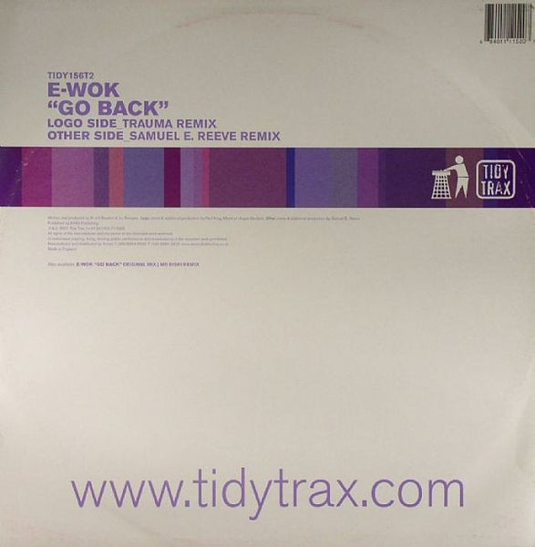 E-Wok : Go Back (Remixes) (12")
