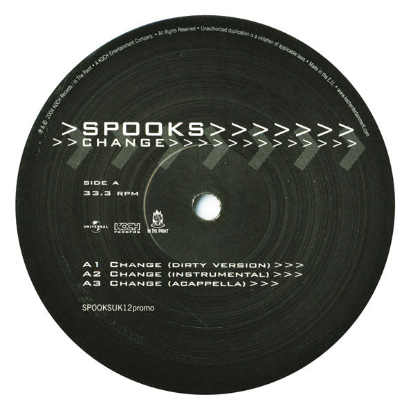 Spooks : Change (12", Promo)