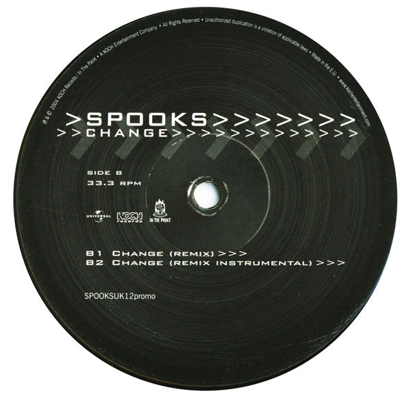 Spooks : Change (12", Promo)
