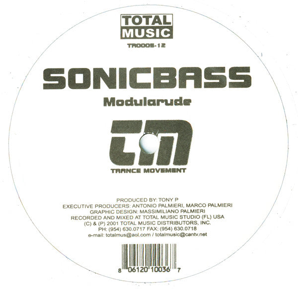 Sonicbass : Modularude (12")