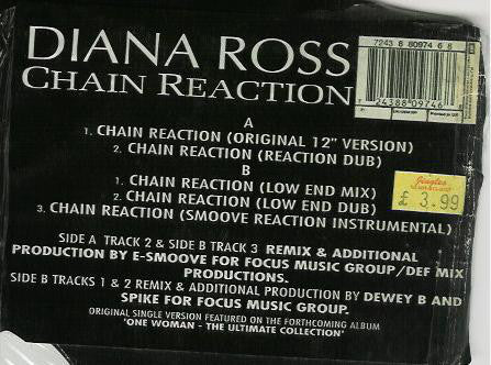 Diana Ross : Chain Reaction (12")