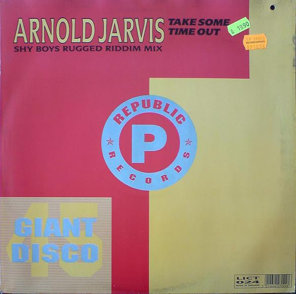 Arnold Jarvis : Take Some Time Out (12")