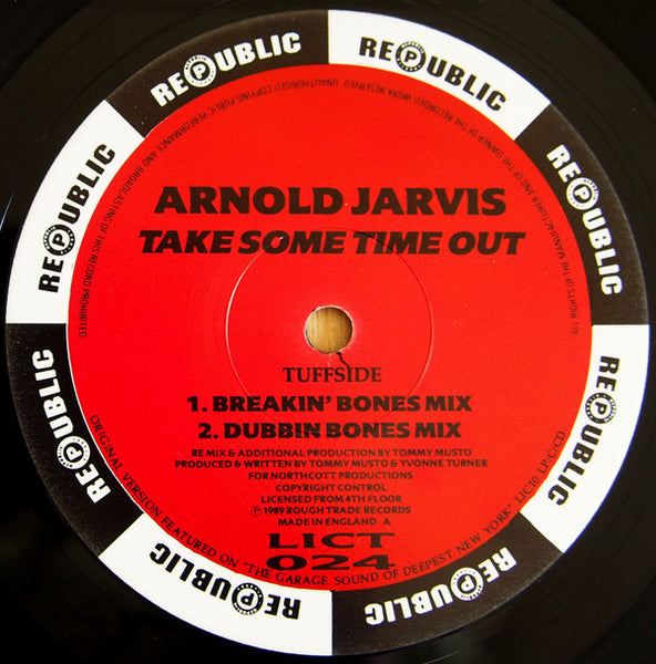 Arnold Jarvis : Take Some Time Out (12")