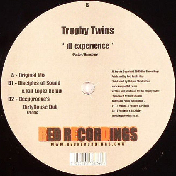 Trophy Twins : Ill Experience (12")