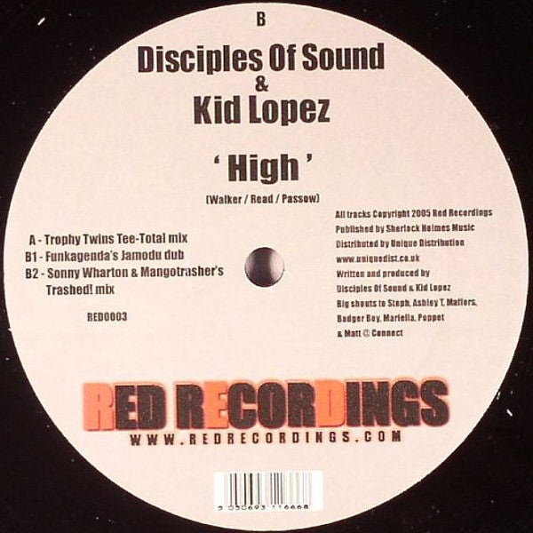 Disciples Of Sound & Kid Lopez : High (12")