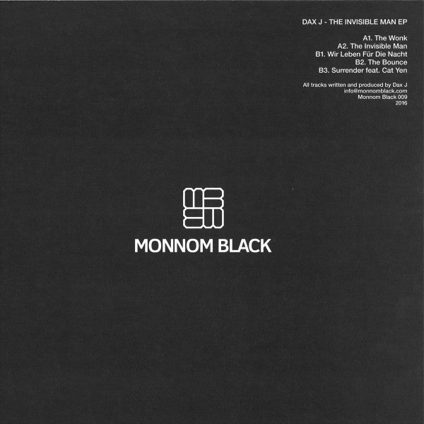 Dax J : The Invisible Man EP (12", EP)
