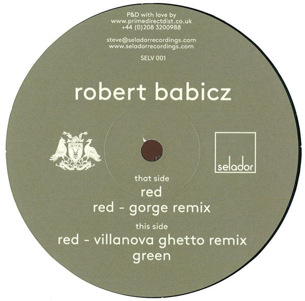 Robert Babicz : Red (12")