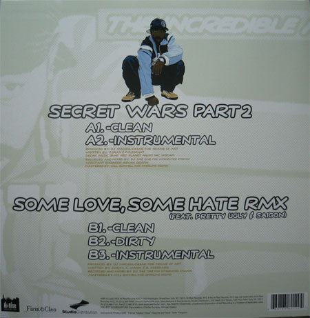 The Last Emperor : Secret Wars Part 2 / Some Love, Some Hate Remix (12")