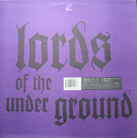 Lords Of The Underground : Flow On (12", Ltd)