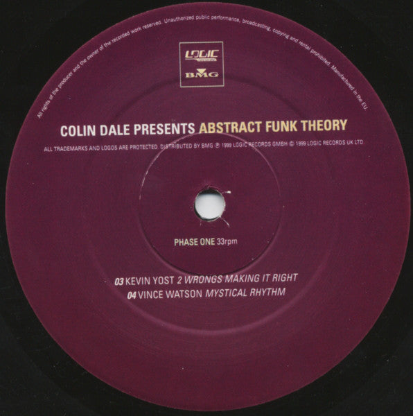 Colin Dale : Abstract Funk Theory (3x12", Comp)
