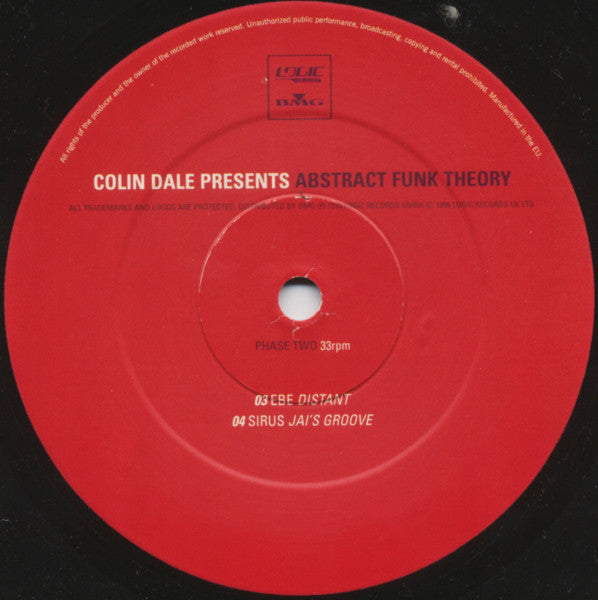 Colin Dale : Abstract Funk Theory (3x12", Comp)